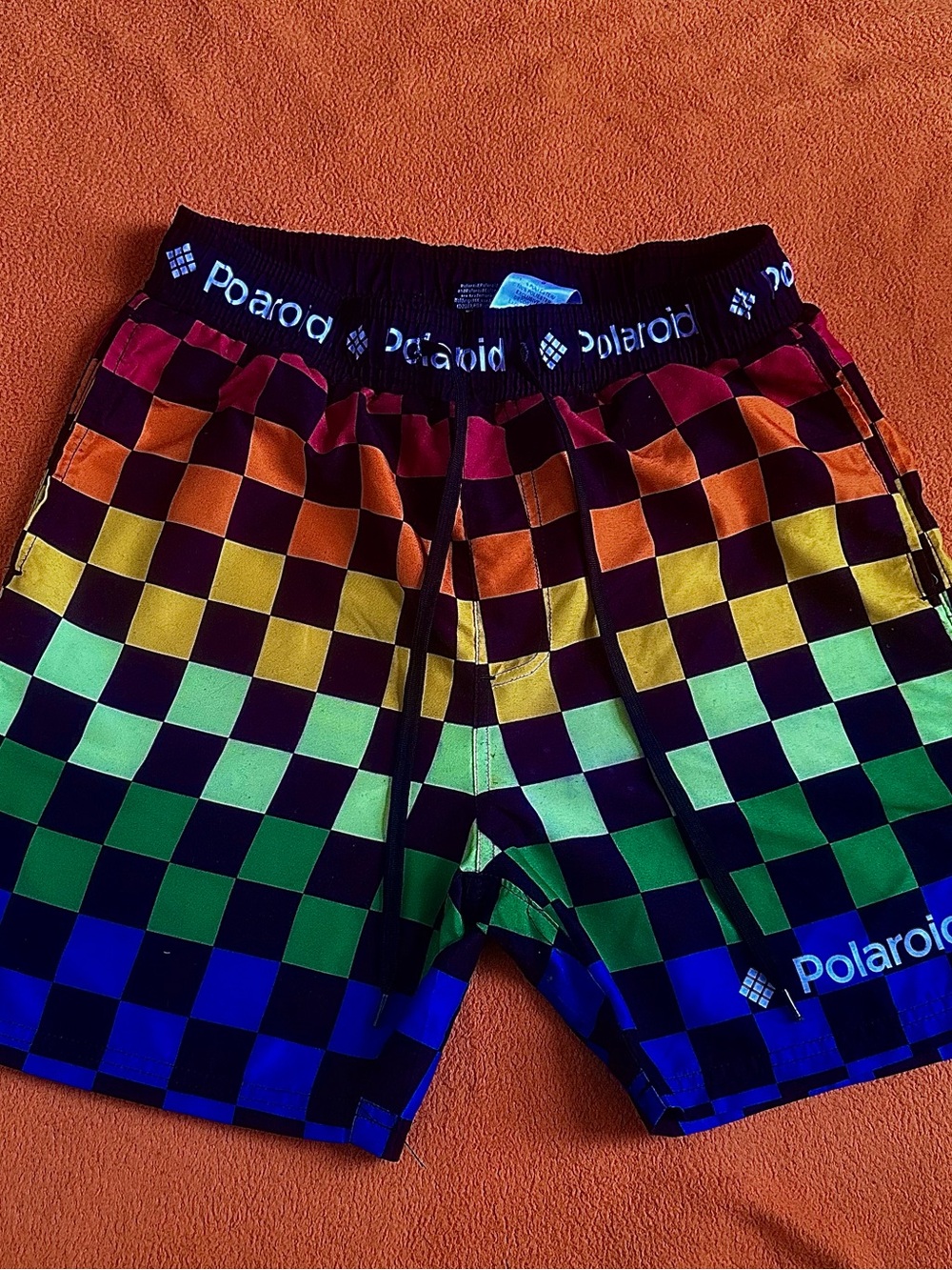 Polaroid Multicolor Checkerboard Shorts